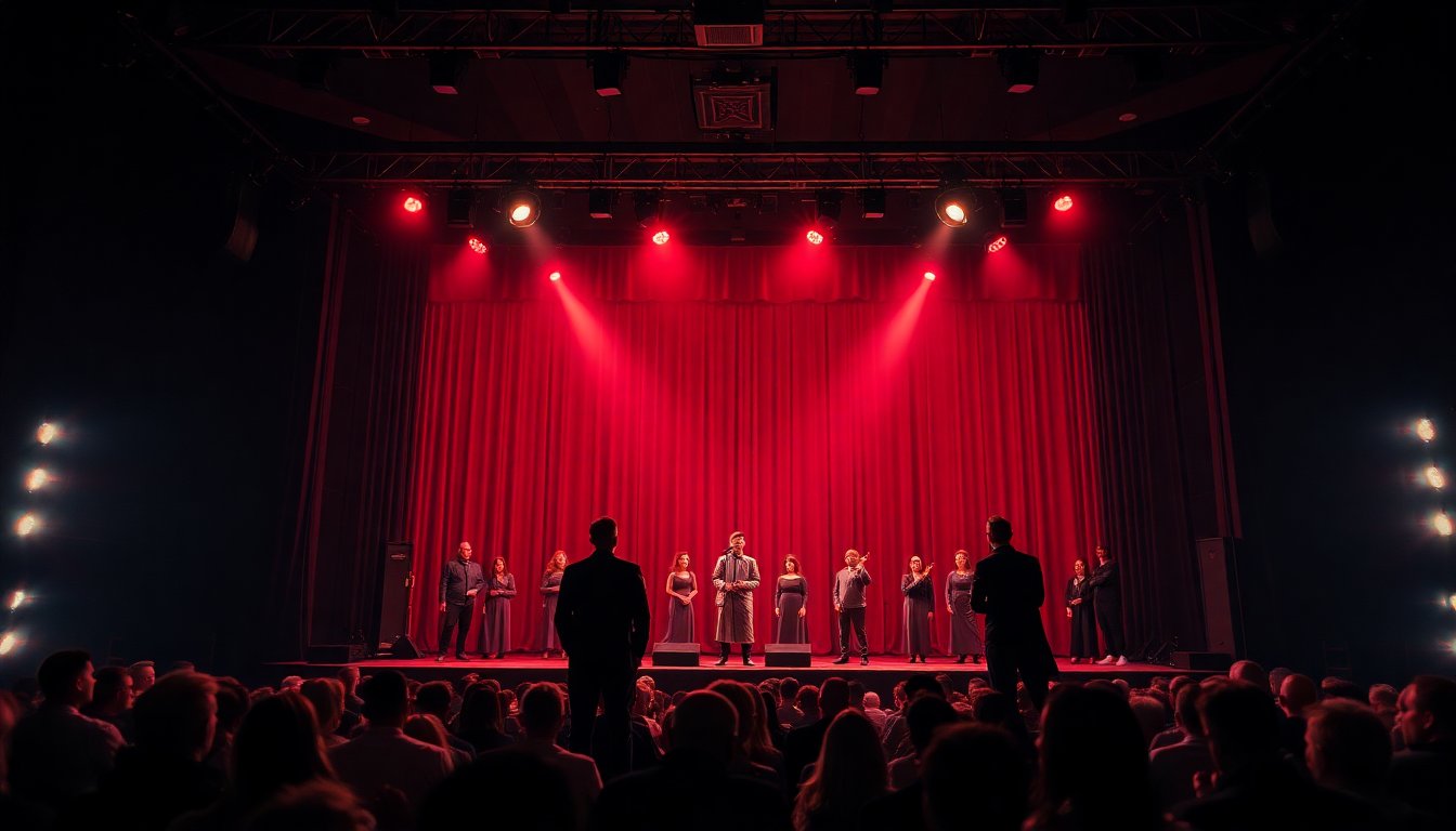 DOMINO teatras | premjera AUKŠTAKULNIAIS PER SANTUOKĄ