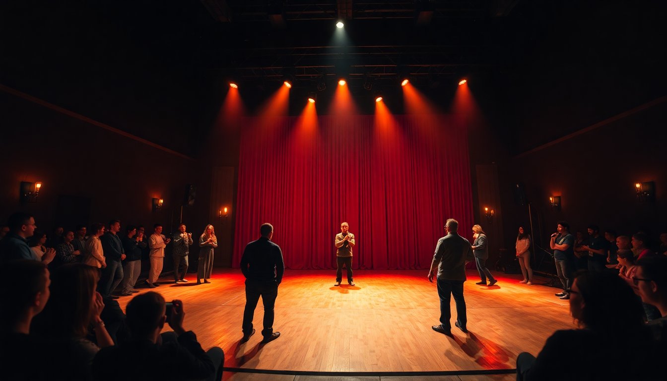 DOMINO teatras | komedija BE STABDŽIŲ