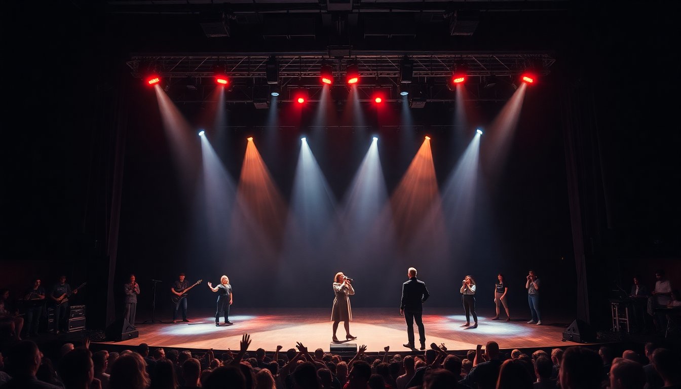 "Liudijant su bangos ženklu", įvietinto teatro spektaklis