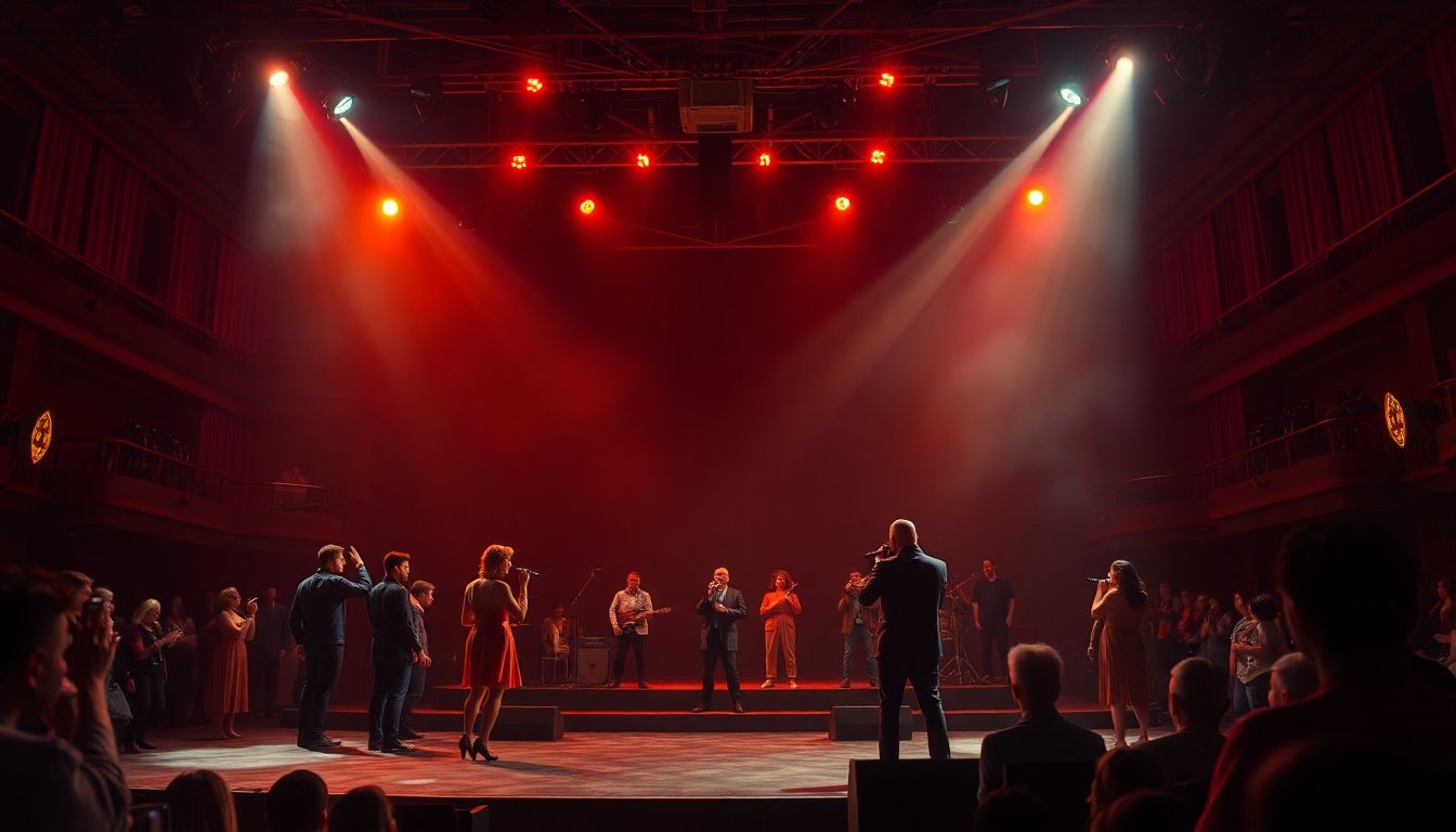 "Liudijant su bangos ženklu", įvietinto teatro spektaklis